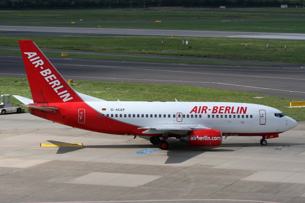 Air Berlin (Germania), D-AGEP, Boeing, 737-700, 11.08.2012, DUS-EDDL, Dsseldorf, Germany 