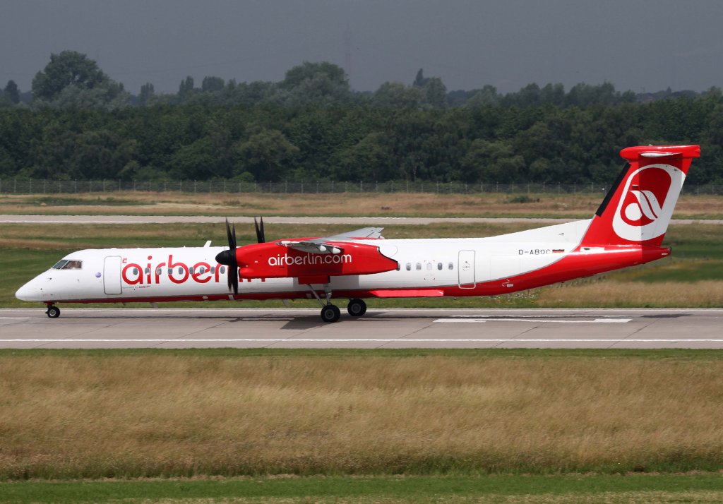 Air Berlin (LGW), D-ABQC, De Havilland Canada, DHC 8Q-400, 01.07.2013, DUS-EDDL, Dsseldorf, Germany 