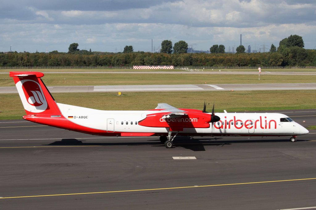 Air Berlin (LGW), D-ABQE, Bombardier~DHC, 8Q-400, 22.09.2012, DUS-EDDL, Dsseldorf, Germany