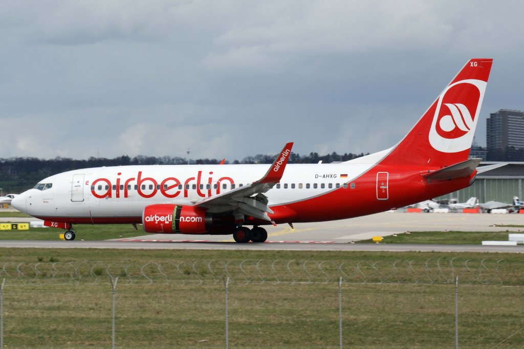 Air Berlin (TUIfly), D-AHXG, Boeing, 737-700 wl, 21.04.2012, STR-EDDS, Stuttgart, Germany 