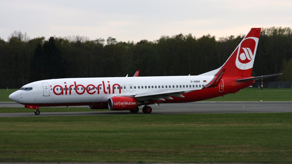 Air Berlin,D-ABBK,(c/n33013),Boeing 737-8BK(WL),02.05.2013,HAM-EDDH,Hamburg,Germany