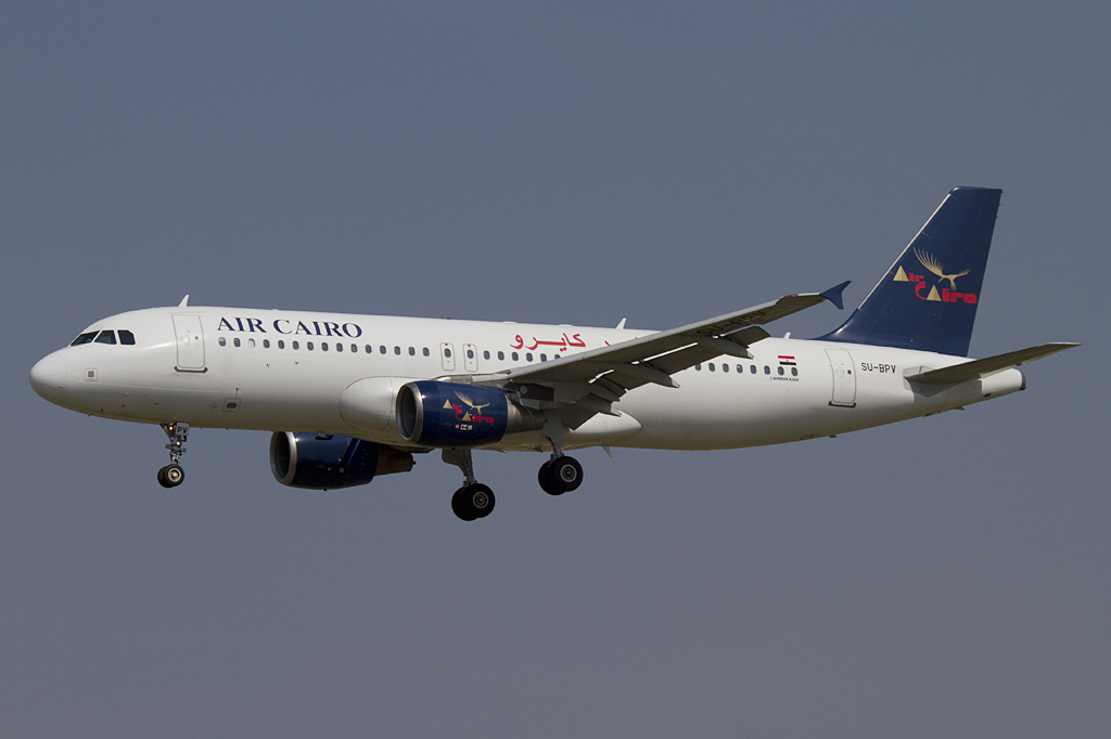 Air Cairo, SU-BPV, Airbus, A320-214, 06.09.2010, BCN, Barcelona, Spain 


