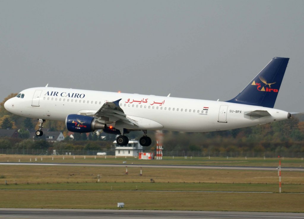 Air Cairo, SU-BPX, Airbus A 320-200, 2009.10.24, DUS, Dsseldorf, Germany
