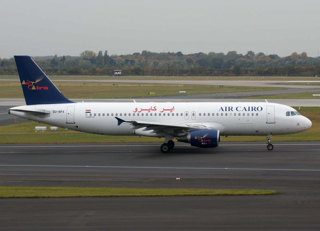 Air Cairo, SU-BPX, Airbus A 320-200, 2009.10.24, DUS, Dsseldorf, Germany