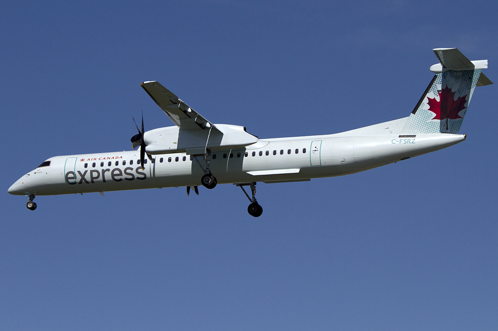 Air Canada - Express, C-FSRZ, deHavilland, DHC-8-402Q Dash 8, 24.08.2011, YUL, Montreal, Canada 




