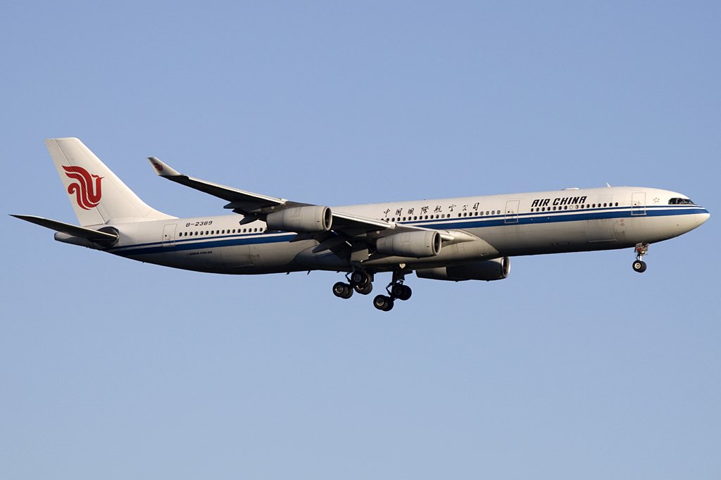 Air China, B-2389, Airbus, A340-313X, 31.08.2009, FRA, Frankfurt, Germany 

