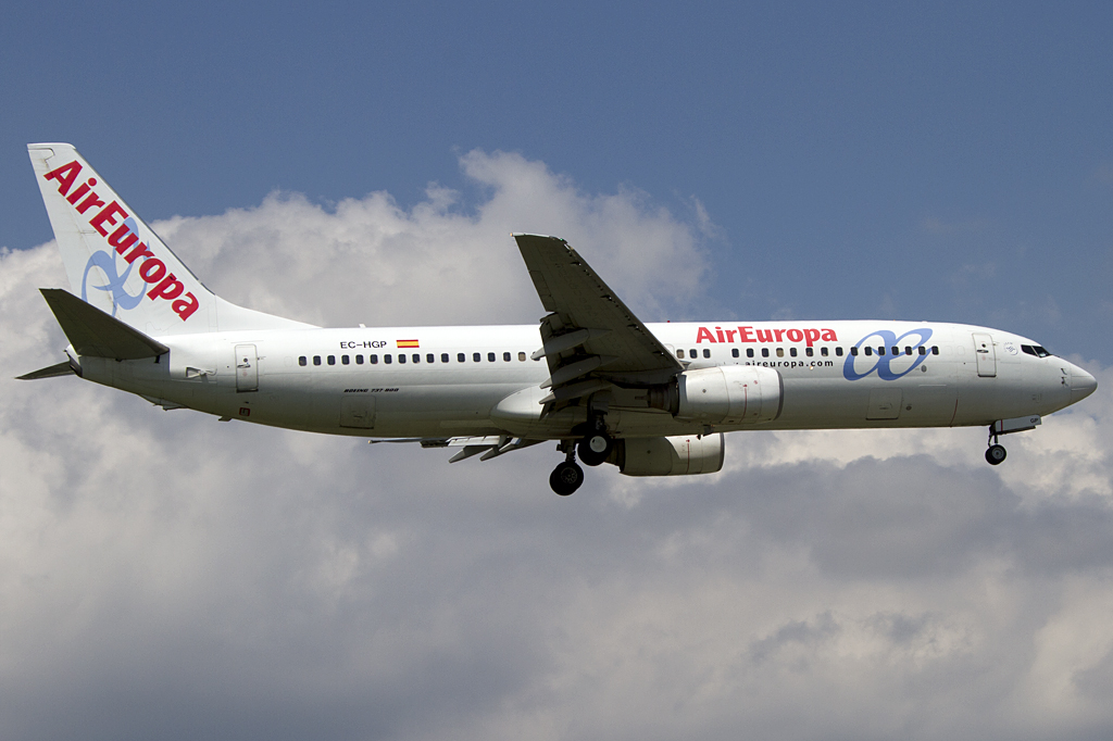 Air Europa, EC-HGP, Boeing, B737-85P, 31.07.2011, GVA, Geneve, Switzerland 



