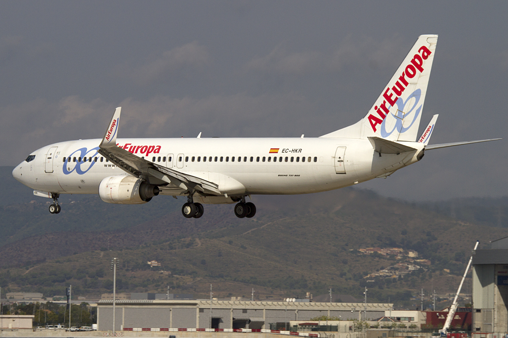 Air Europa, EC-HKR, Boeing, B737-85P, 06.09.2010, BCN, Barcelona, Spain 


