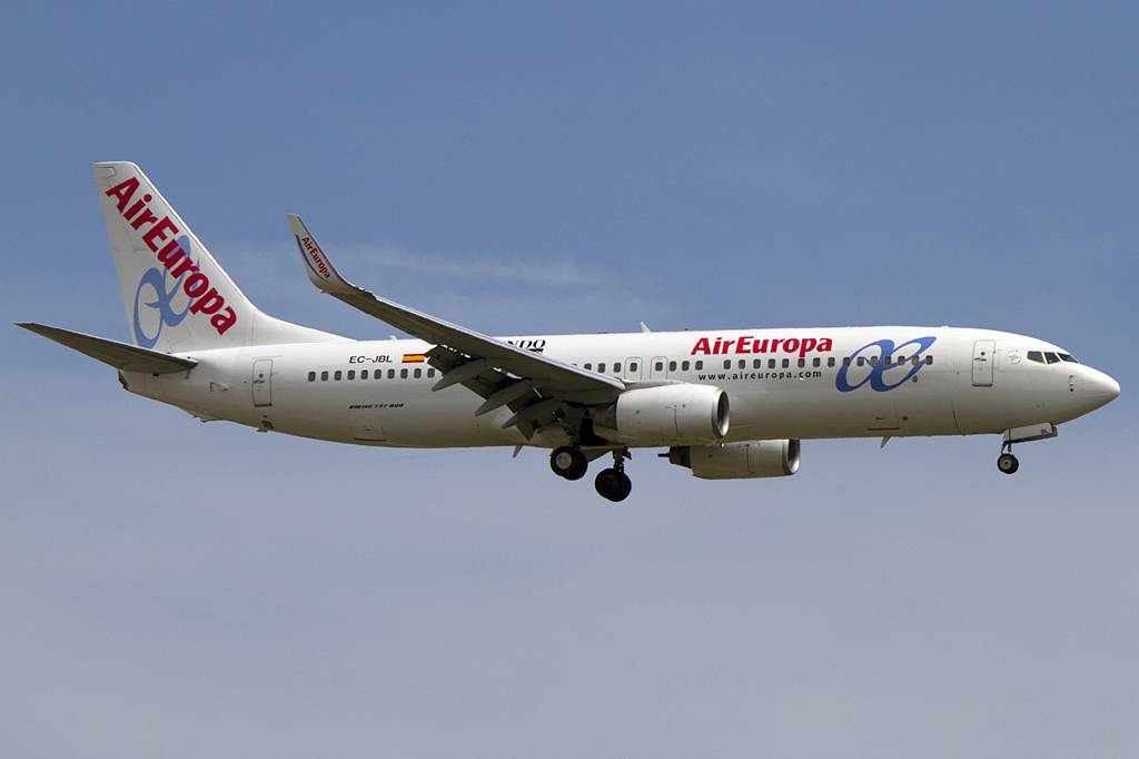 Air Europa, EC-JBL, Boeing, B737-85P, 18.06.2011, BCN, Barcelona, Spain 




