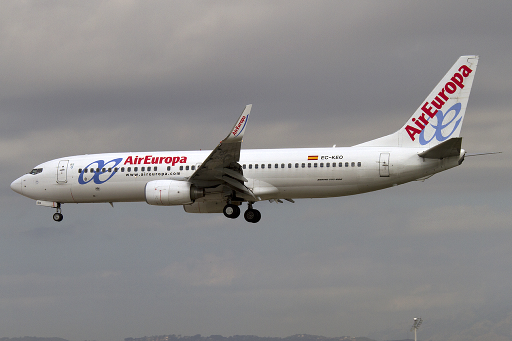 Air Europa, EC-KEO, Boeing, B737-85P, 10.09.2010, BCN, Barcelona, Spain



