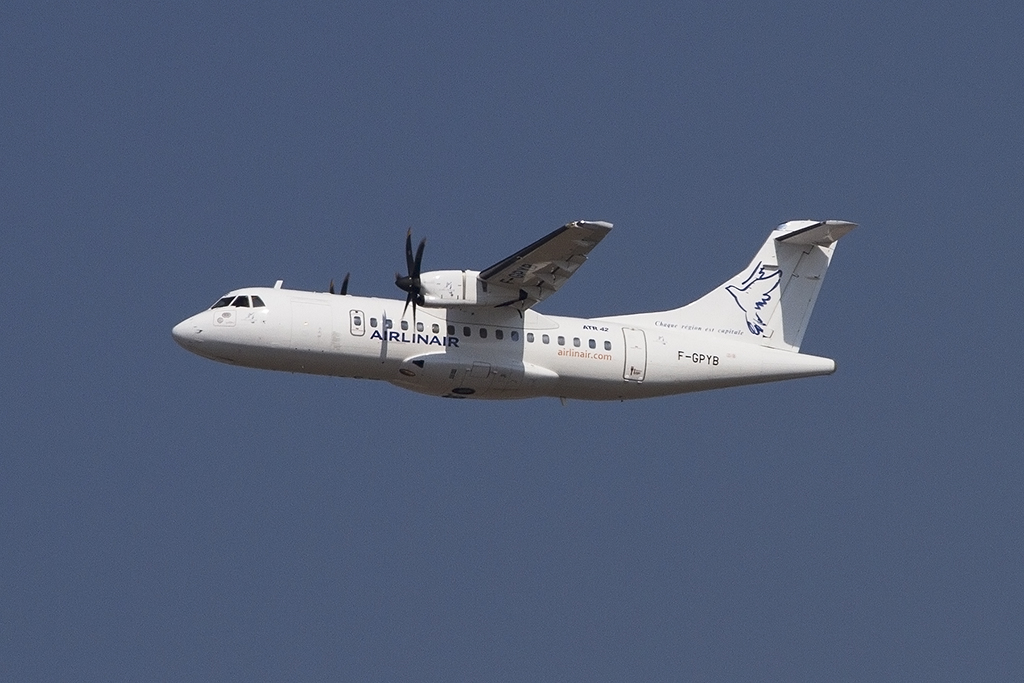 Air France - Airlinair, F-GPYB, Aerospatiale, ATR-42-500, 06.09.2012, TLS, Toulouse, France 



