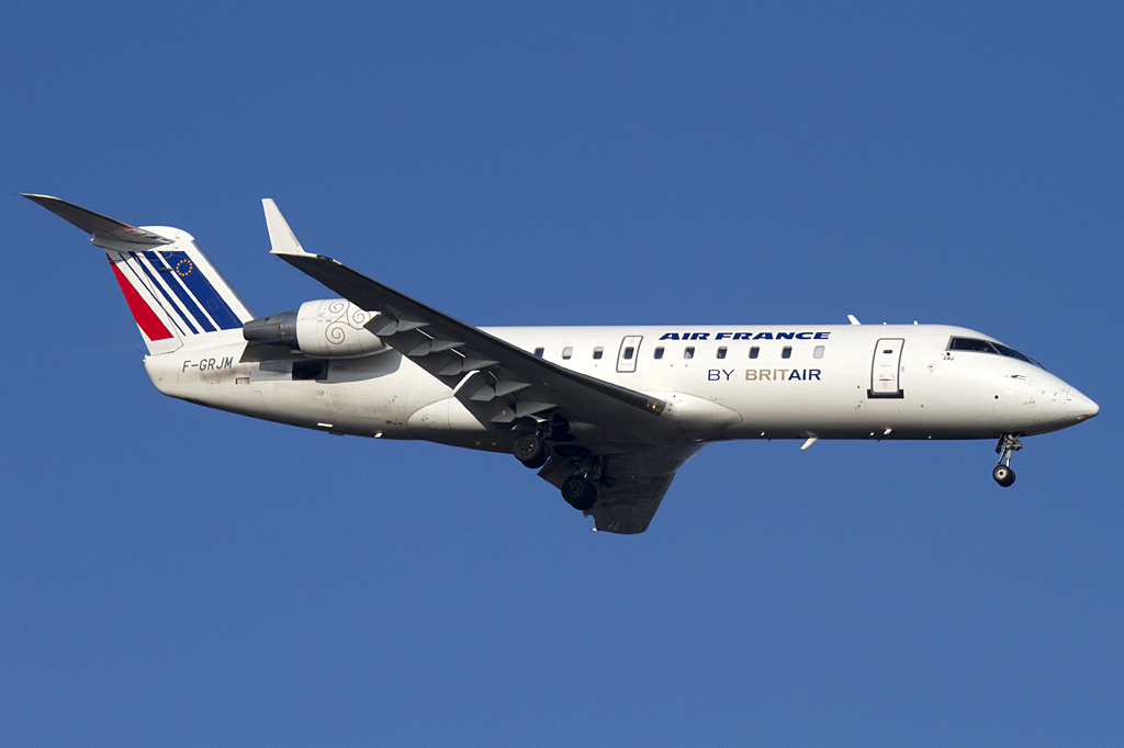 Air France - Brit Air, F-GRJM, Bombardier, CRJ-100ER, 17.02.2011, FRA, Frankfurt, Germany 


