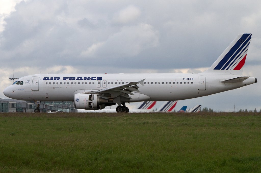 Air France, F-GKXD, Airbus, A320-214, 01.05.2012, CDG, Paris, France


