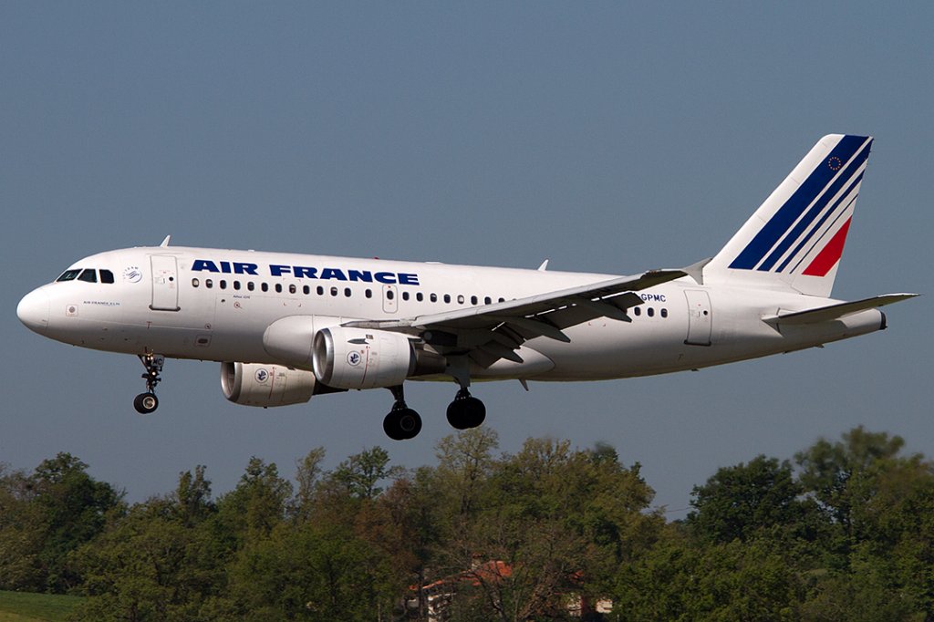Air France, F-GPMC, Airbus, A319-113, 09.05.2012, TLS, Toulouse, France 


