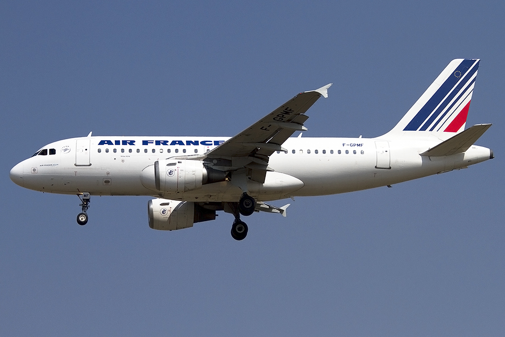 Air France, F-GPMF, Airbus, A319-113, 06.09.2012, TLS, Toulouse, France 




