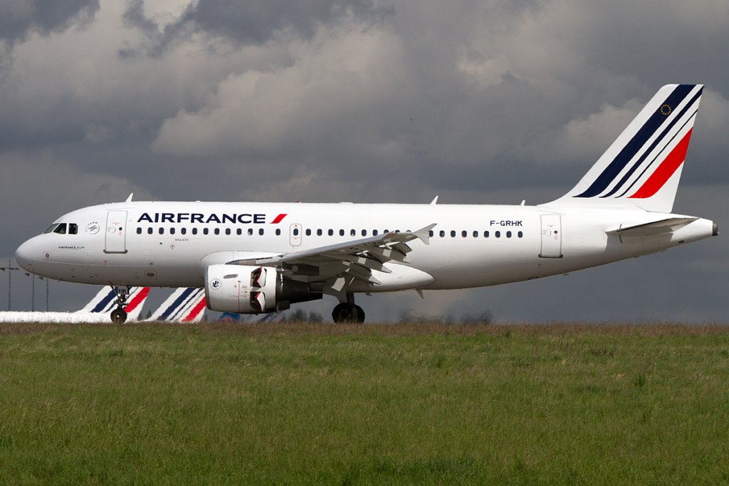 Air France, F-GRHK, Airbus, A319-111, 01.05.2012, CDG, Paris, France 

