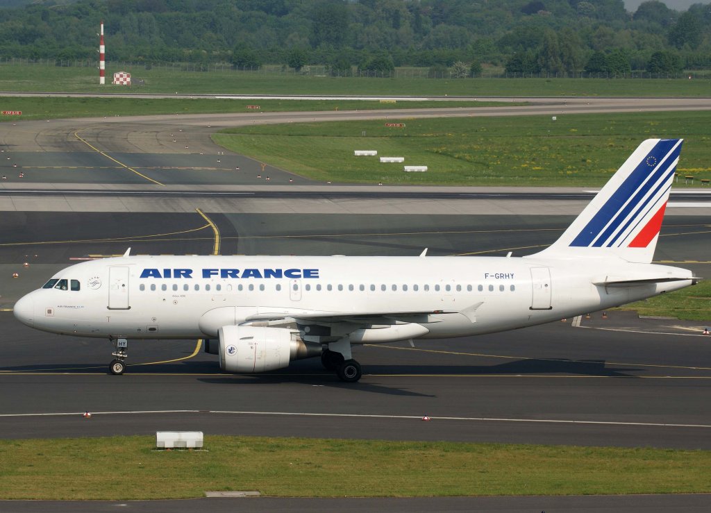 Air France, F-GRHY, Airbus A 319-100, 29.04.2011, DUS-EDDL, Dsseldorf, Germany 

