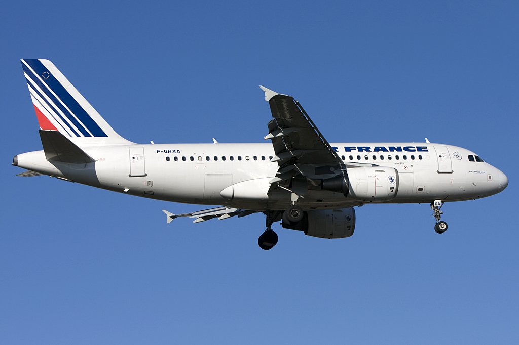 Air France, F-GRXA, Airbus, A319-111, 02.01.2010, GVA, Geneve, Switzerland 

