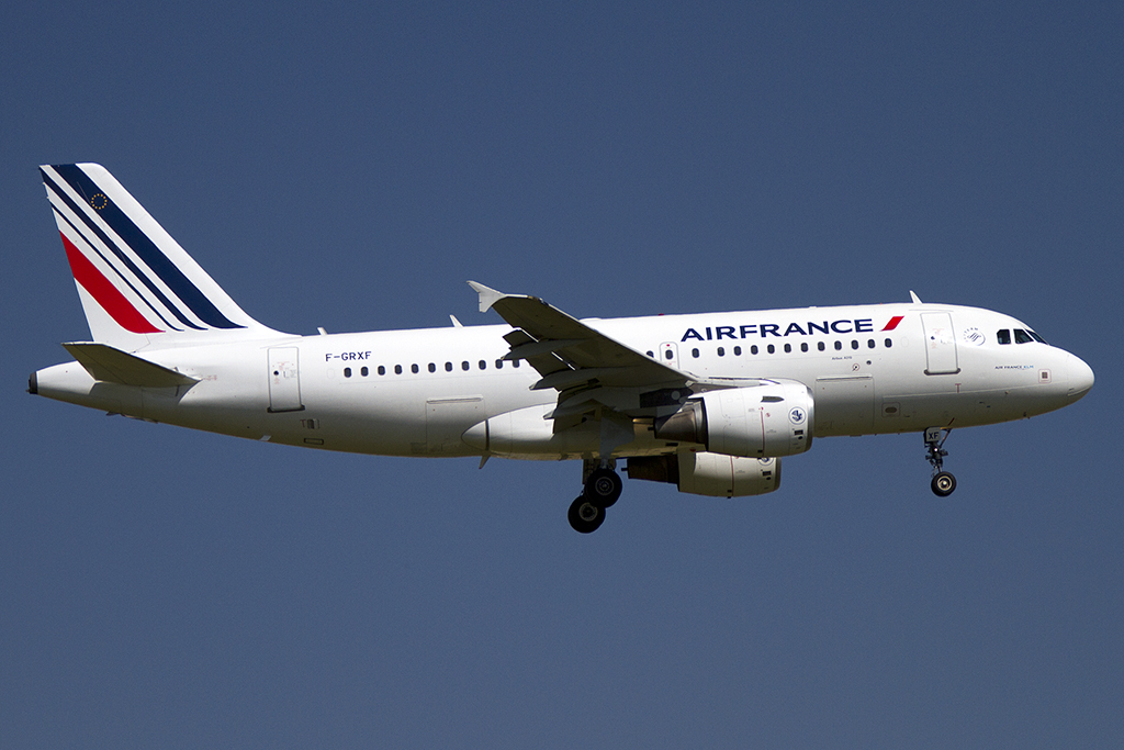 Air France, F-GRXF, Airbus, A319-111, 18.08.2012, CDG, Paris, France 




