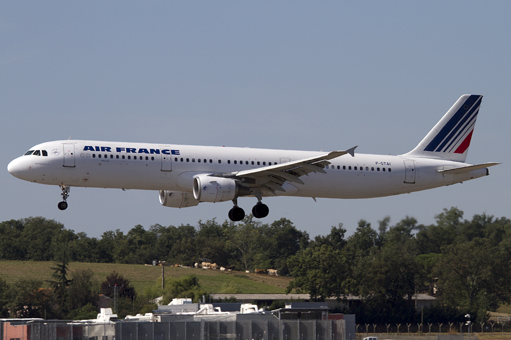 Air France, F-GTAI, Airbus, A321-211, 20.09.2010, TLS, Toulouse, France 




