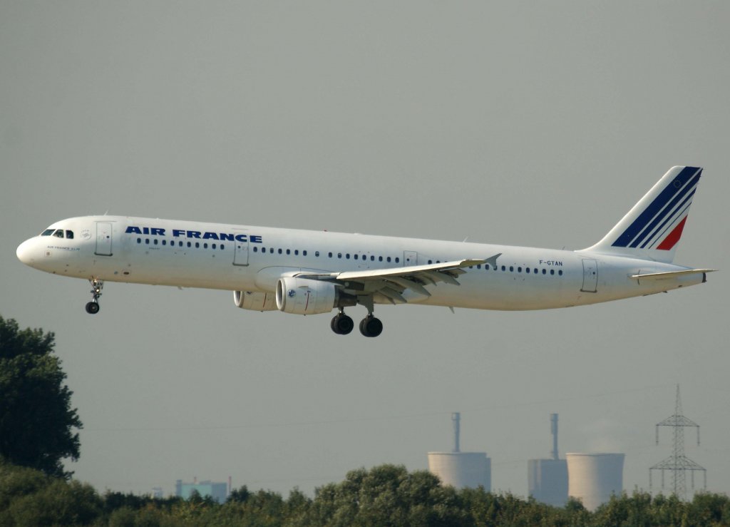 Air France, F-GTAN, Airbus A 321-200, 2010.09.22, DUS-EDDL, Dsseldorf, Germany 

