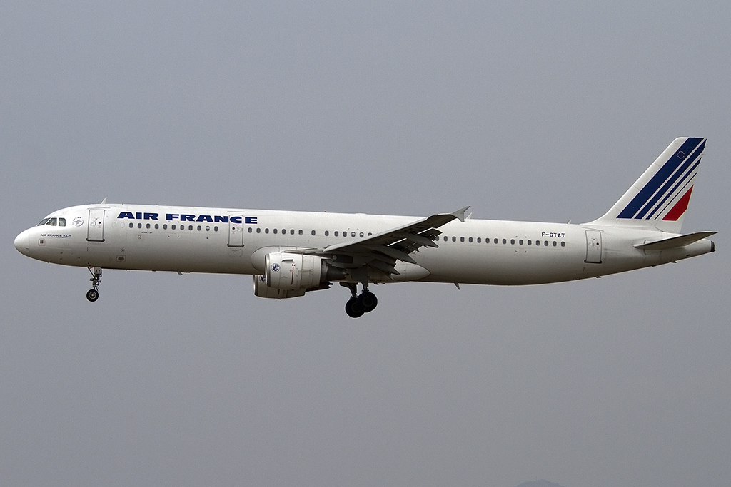 Air France, F-GTAT, Airbus, A321-211, 08.09.2012, BCN, Barcelona, Spain 





