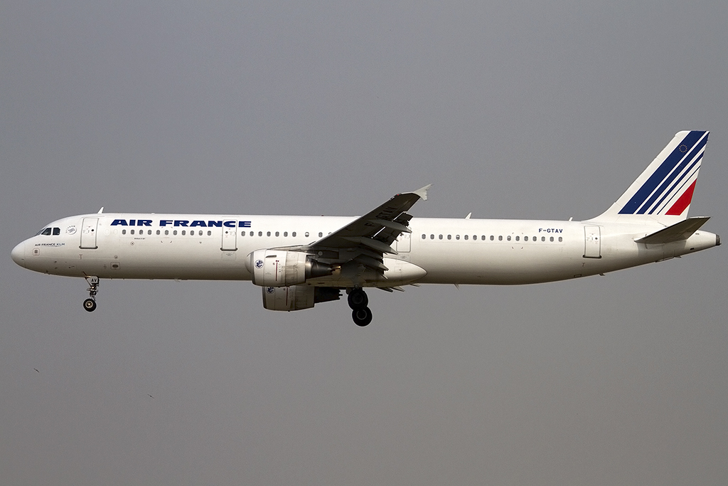 Air France, F-GTAV, Airbus, A321-211, 08.09.2012, BCN, Barcelona, Spain 




