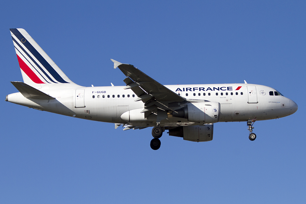 Air France, F-GUGB, Airbus, A318-111, 14.01.2012, GVA, Geneve, Switzerland


