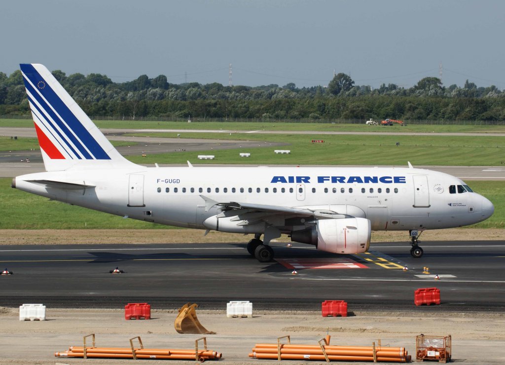 Air France, F-GUGD, Airbus A 318-100, 2008.03.31, DUS, Dsseldorf, Germany