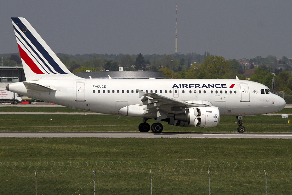 Air France, F-GUGE, Airbus, A318-111, 19.04.2011, STR, Stuttgart, Germany 



