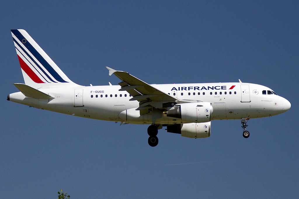 Air France, F-GUGG, Airbus, A318-111, 18.08.2012, CDG, Paris, France 