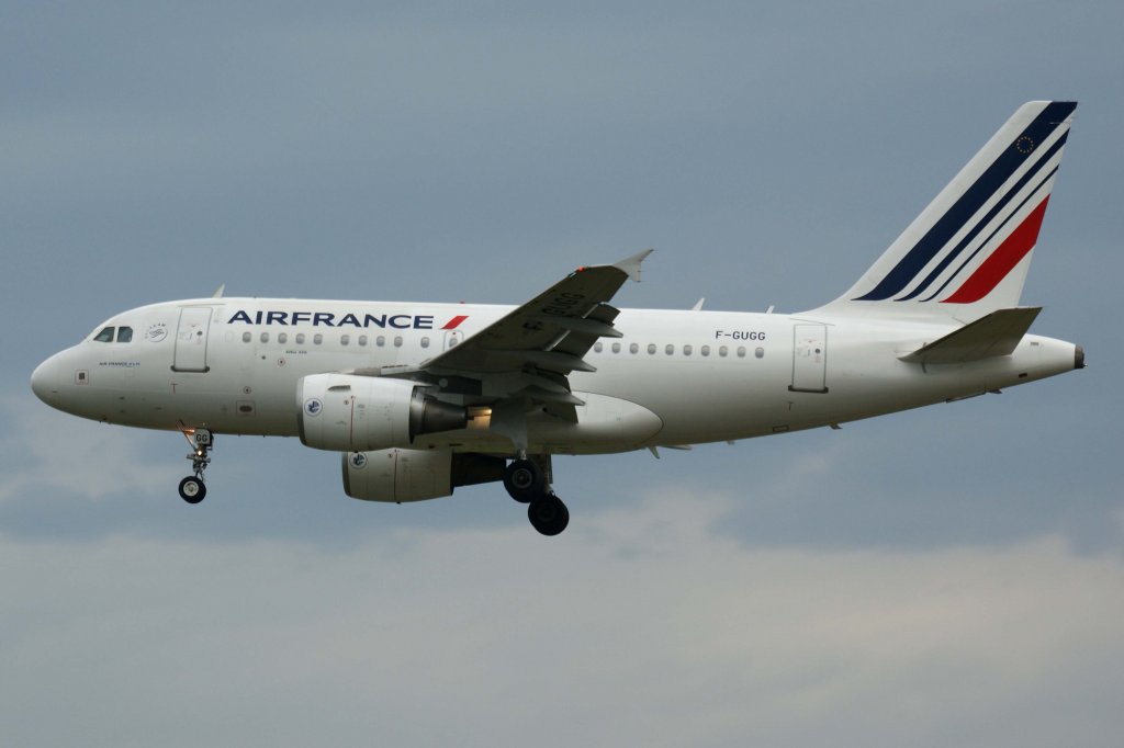 Air France, F-GUGG (neue AF-Lackierung), Airbus, A 318-100, 01.07.2012, FRA-EDDF, Frankfurt, Germany

