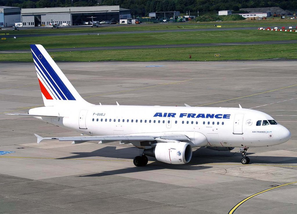 Air France, F-GUGJ, Airbus A 318-100, 2007.08.03, DUS, Dsseldorf, Germany