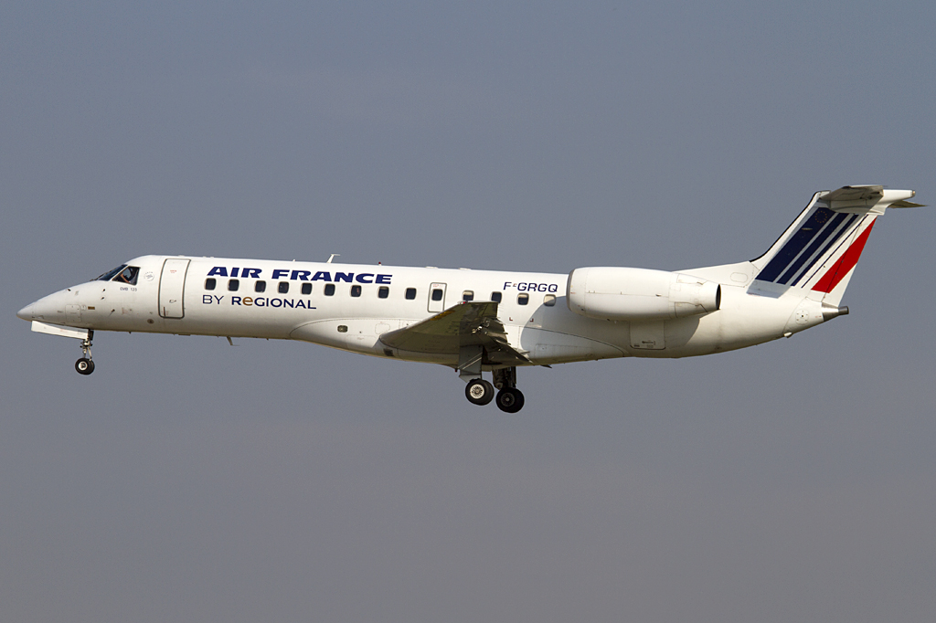 Air France - Regional, F-GRGQ, Embraer, ERJ-135, 06.09.2010, BCN, Barcelona, Spain 



