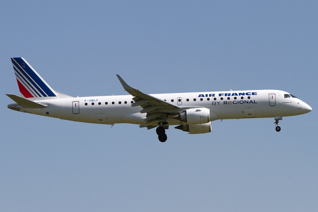 Air France - Regional, F-HBLF, Embraer, 190-LR, 28.04.2012, ZRH, Zrich, Switzerland



