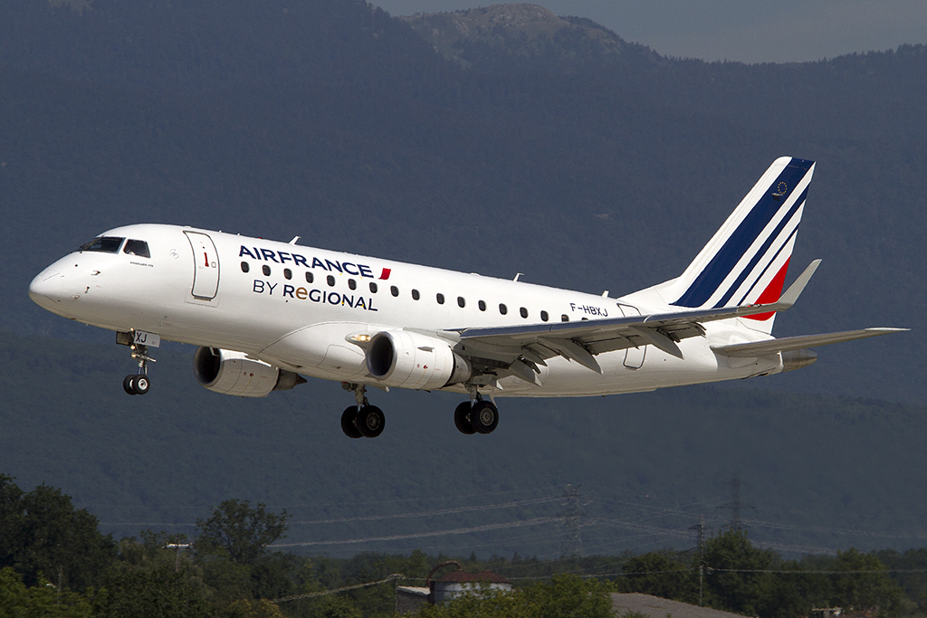 Air France - Regional, F-HBXJ, Embraer, 170LR, 04.08.2012, GVA, Geneve, Switzerland 






