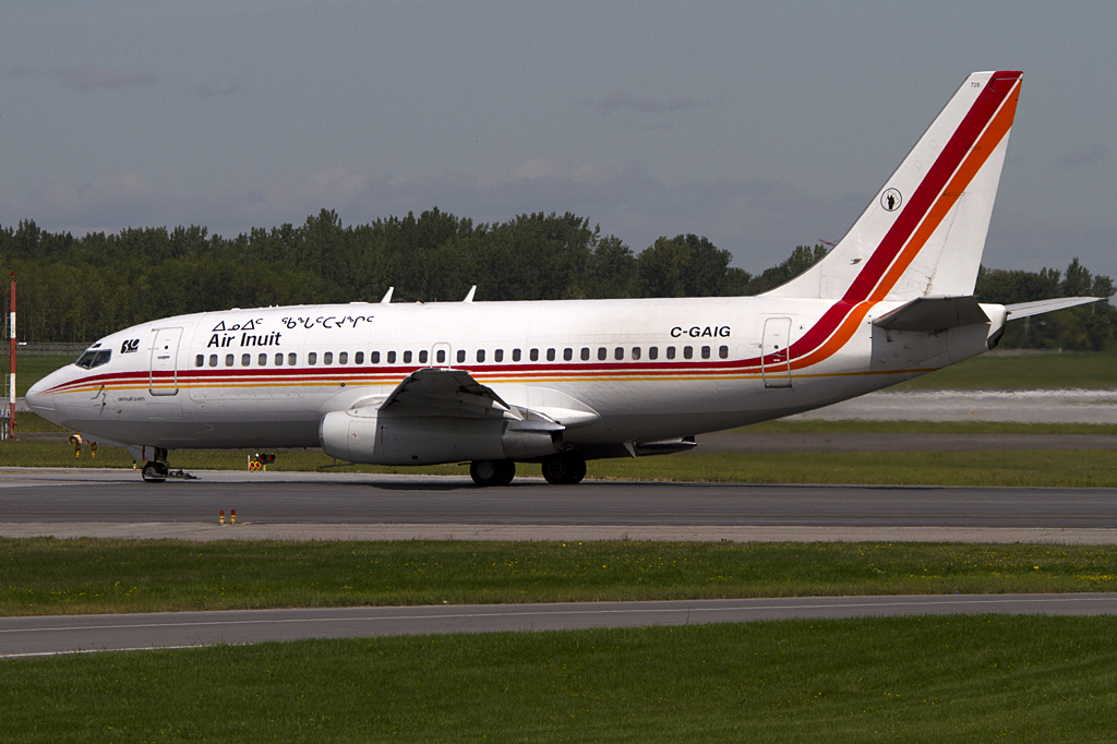 Air Inuit, C-GAIG, Boeing, B737-2S2C, 31.08.2011, YUL, Montreal, Canada 





