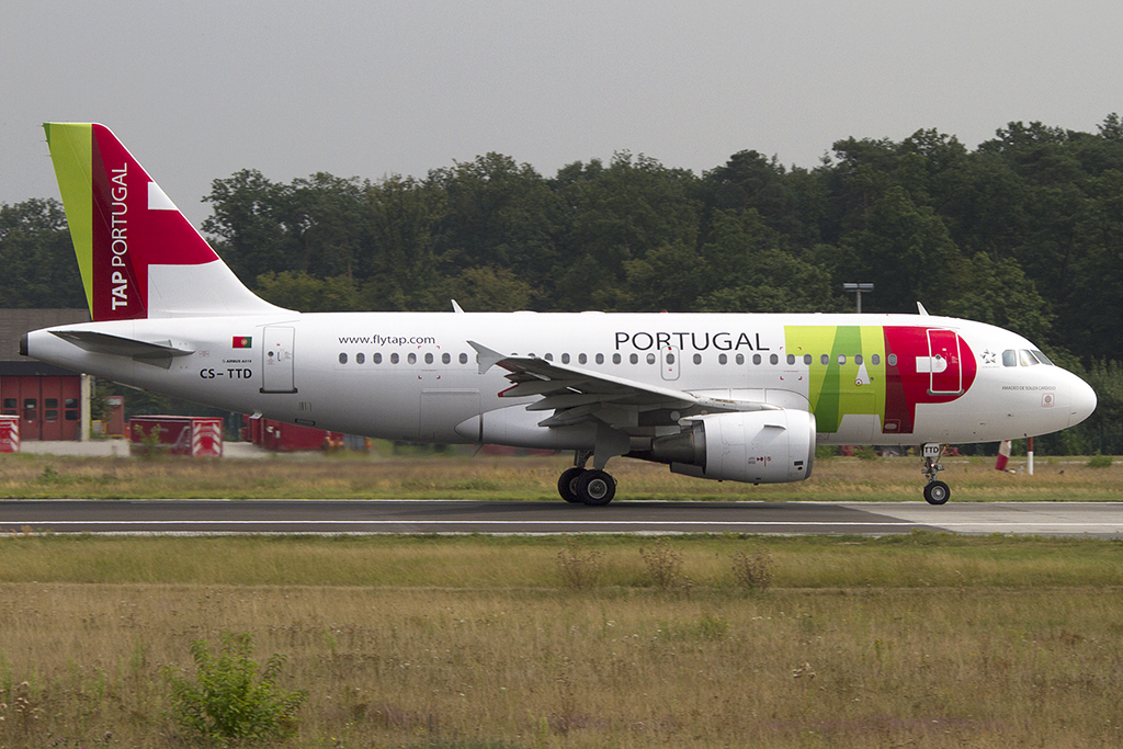 Air Portugal, CS-TTD, Airbus, A319-111, 21.08.2012, FRA, Frankfurt, Germany 



