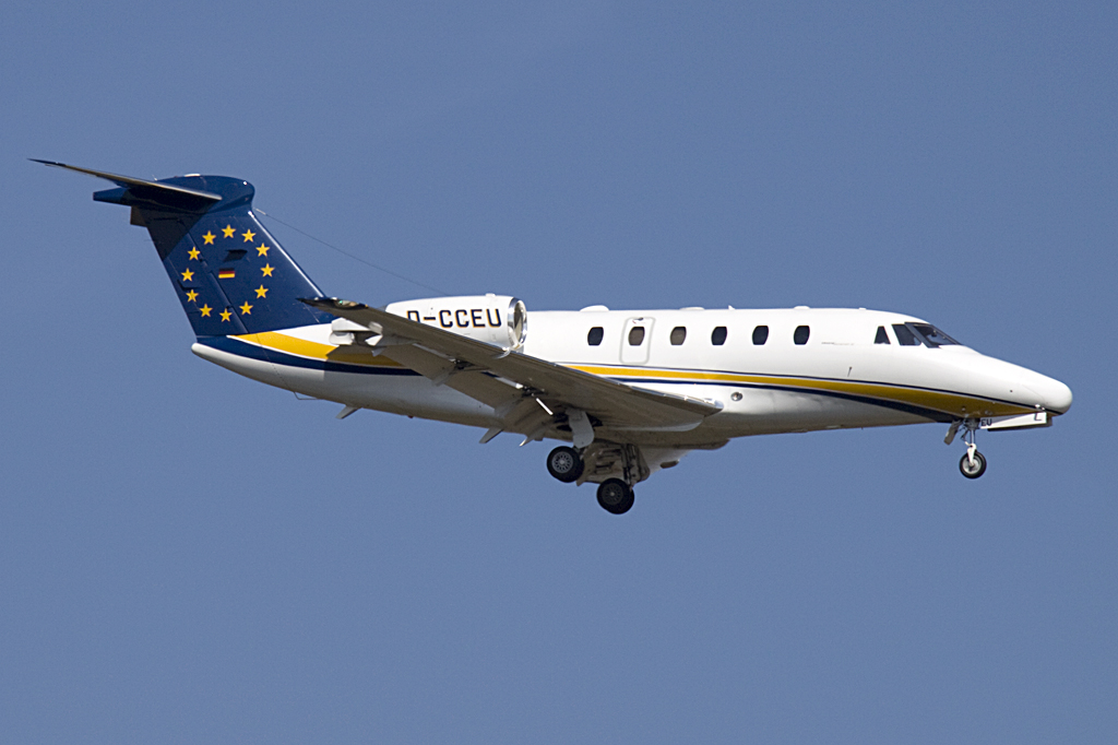Air Traffic, D-CCEU, Cessna, 650 Citation III, 24.04.2010, FRA, Frankfurt, Germany 


