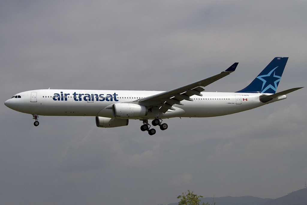 Air Transat, C-GCTS, Airbus, A330-342, 18.06.2011, BCN, Barcelona, Spain 




