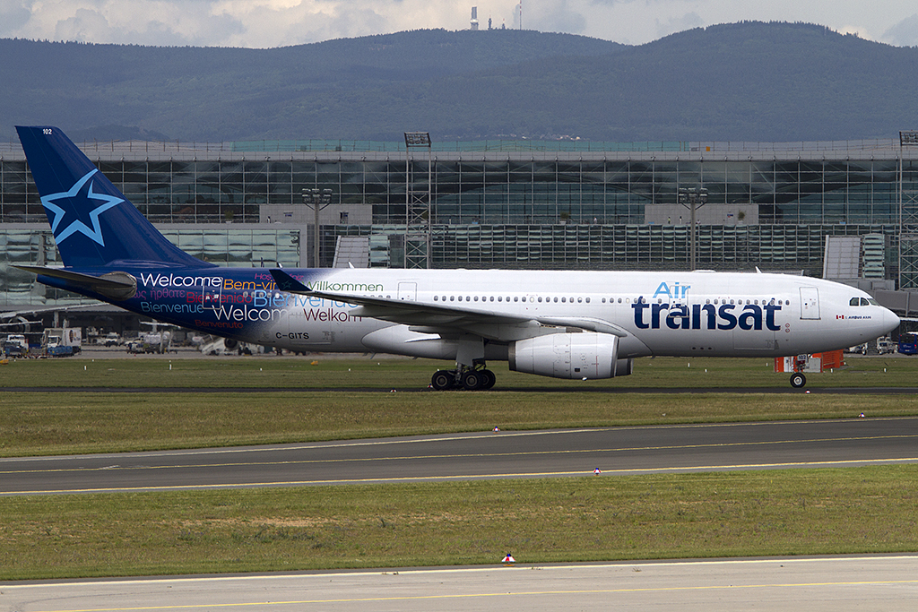 Air Transat, C-GITS, Airbus, A330-243, 18.07.2012, FRA, Frankfurt, Germany 






