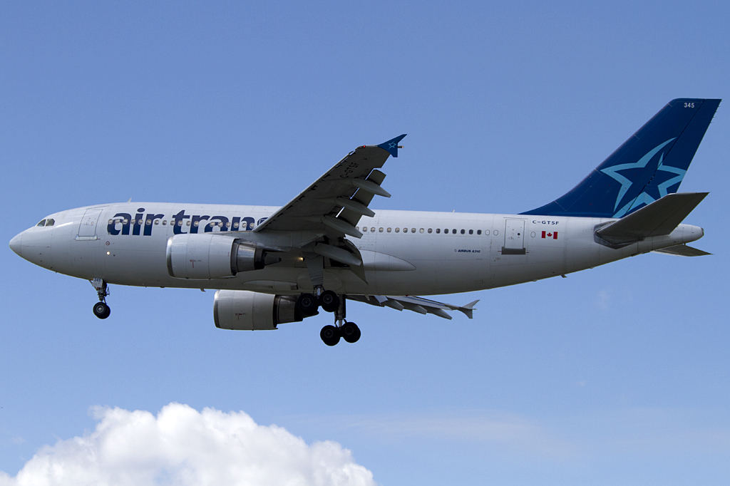 Air Transat, C-GTSF, Airbus, A310-304, 24.08.2011, YUL, Montreal, Canada 





