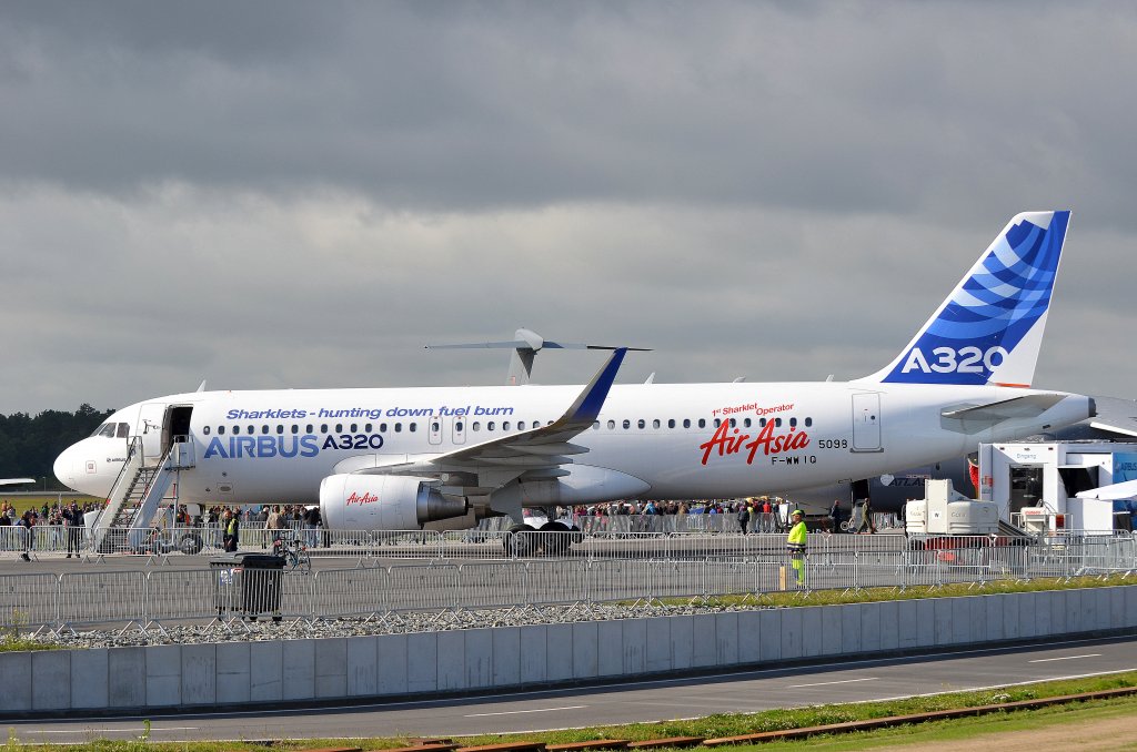 Airbus A320 F-WWIQ auf der ILA Berlin am 15.09.12