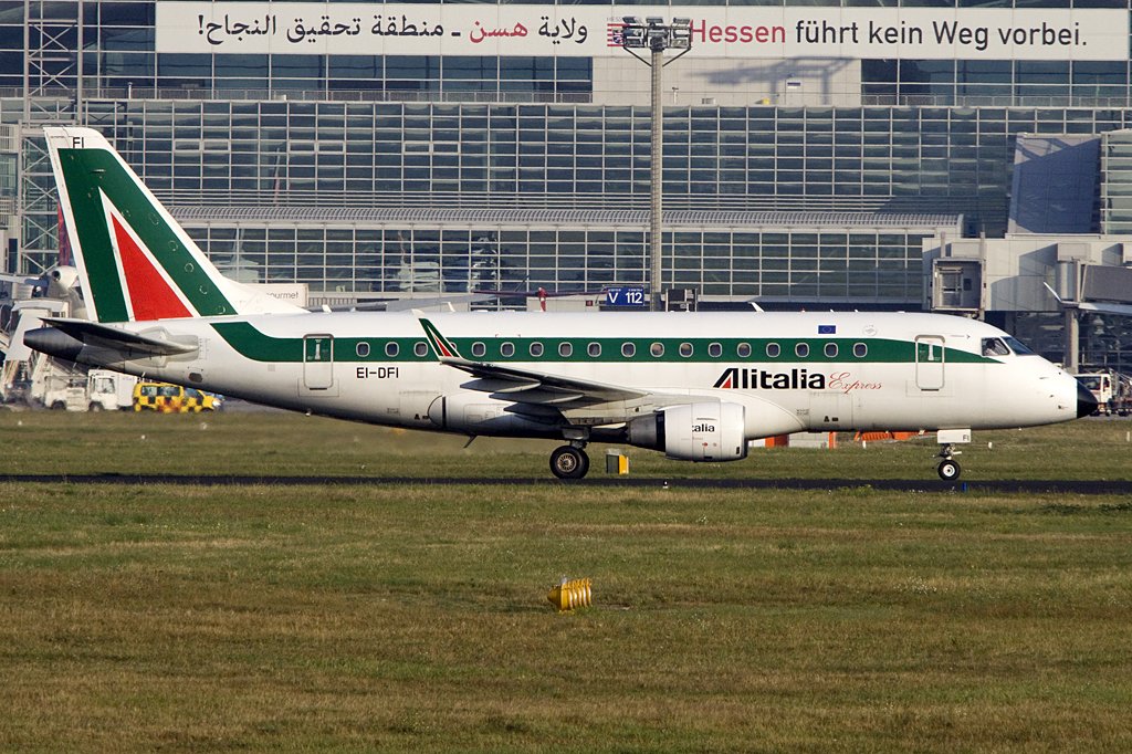 Alitalia Express, EI-DFI, Embraer, E-170, 25.09.2009, FRA, Frankfurt, Germany 

