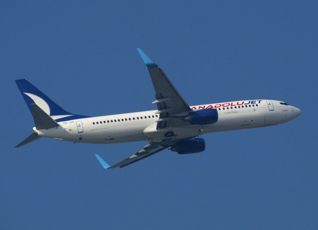 Anadolu Jet, TC-JHI, Boeing 737-800 WL (Hendek), 2010.10.13, FRA-EDDF, Frankfurt, Germany 

