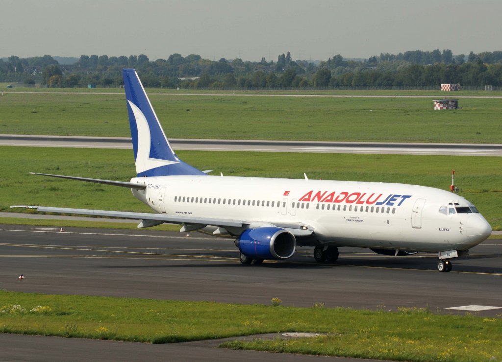 Anadolu Jet, TC-JHJ, Boeing 737-800 (Silifke), 2010.09.23, DUS-EDDL, Dsseldorf, Germany 

