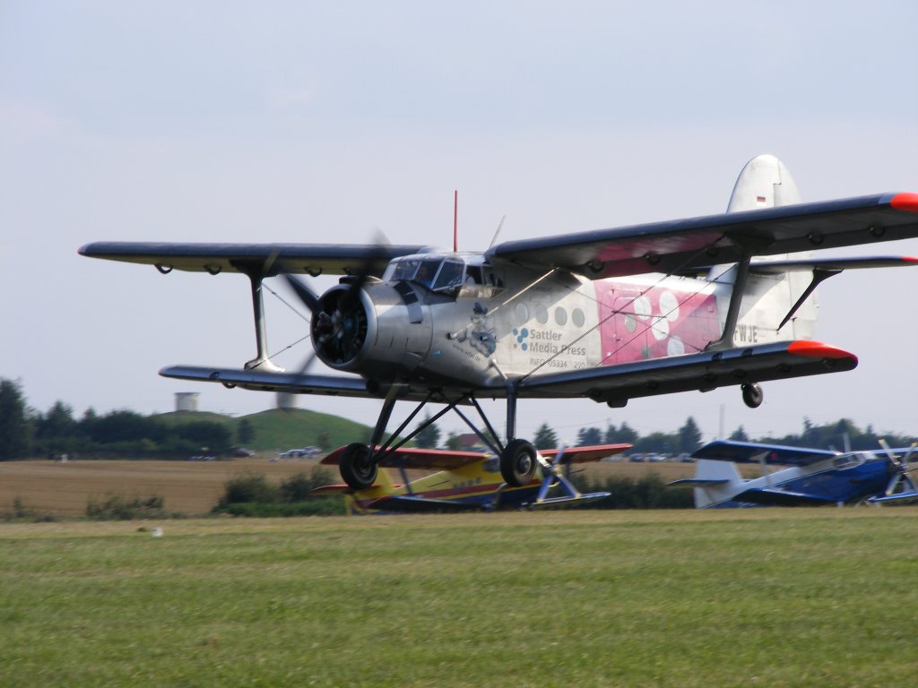 Antonow AN 2 D-FWJE Flugplatz Gera EDAJ AN2 Treffen 7.-9.8.2009