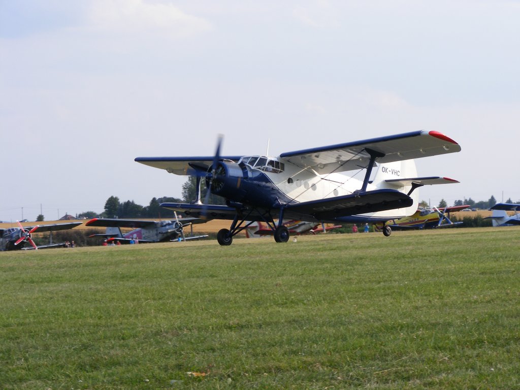 Antonow AN 2 OK-VHC Flugplatz Gera EDAJ AN 2 Treffen 7.-9.8.2009