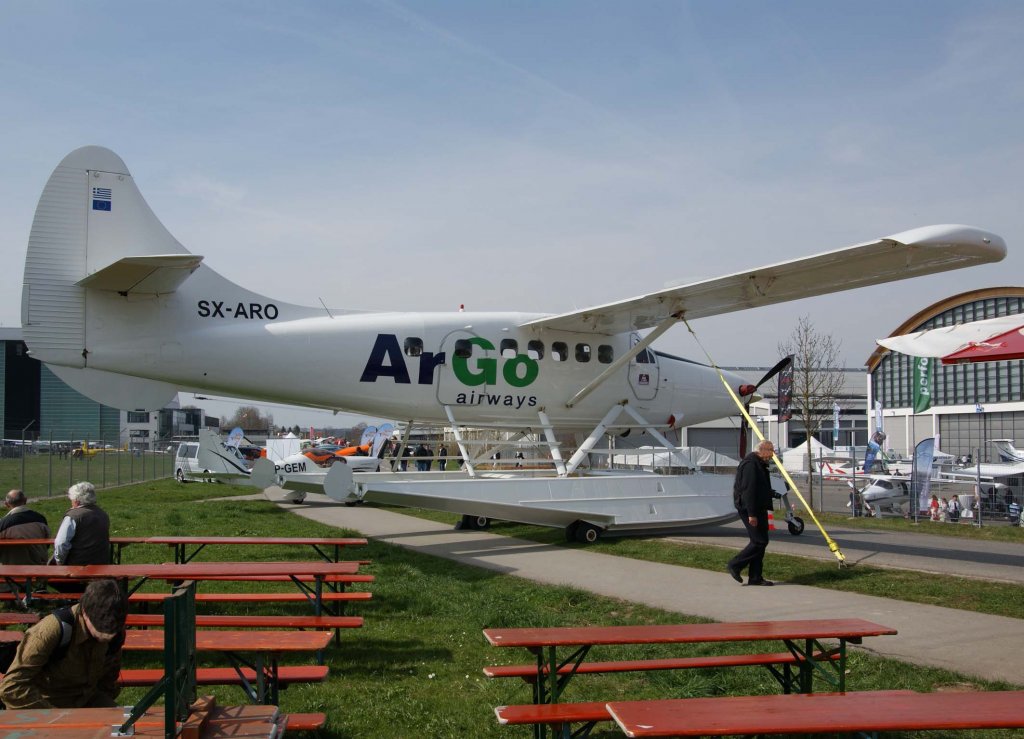Argo Airways, SX-ARO, DHC-3 Turbo Otter, 2010.04.08, FDH-EDNY, Friedrichshafen (Aero 2010), Germany 

