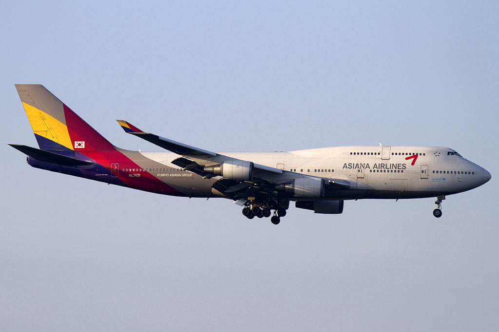 Asiana Airlines, HL7421, Boeing, B747-48E-M, 16.02.2011, FRA, Frankfurt, Germany



